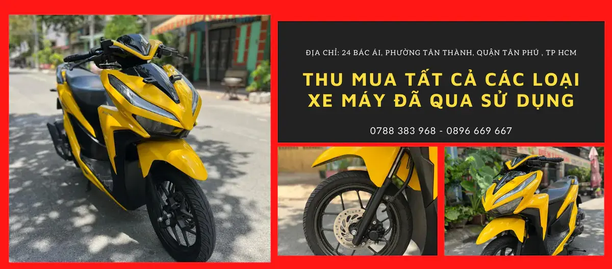 Thu mua tất cả các loại xe máy đã qua sử dụng tại 24 Bác Ái, Tân Phú